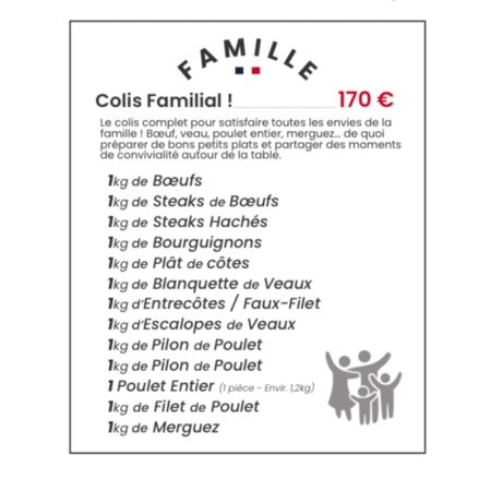 COLIS FAMILIAL