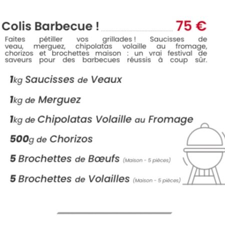 COLIS BARBECUE